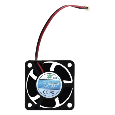 Ventilador DC / 12 Vcc / 40x40x15 mm / 4.1 CFM / 22 dB / -10°C a 80°C