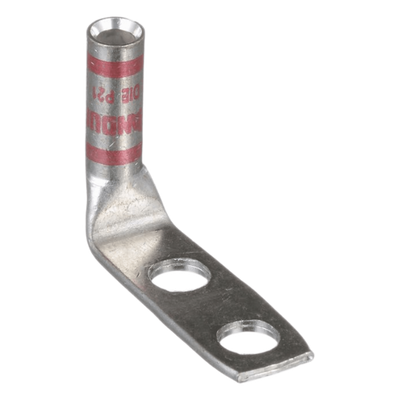 Zapata de Compresión / 90° / Calibre 8 AWG / Barreno 1/4″ / Espaciado 0.63″ / Cobre