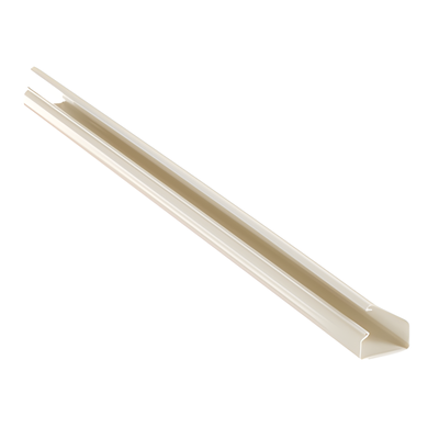 Canaleta de PVC Rígida / 38.4 x 24 mm / 2438 mm (8 ft) de Largo / UL94V-0 / Adhesiva Sin Herramientas / 13 Cables Cat6