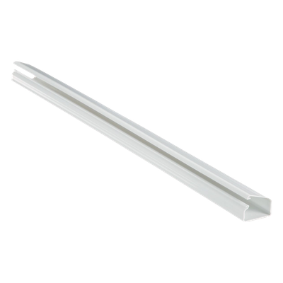 Canaleta de PVC Rígido / 38.4 x 24 mm / 1828.8 mm (6 ft) / Cinta Adhesiva Integrada / UL94V-0 / TIA/EIA