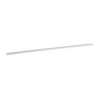 Canaleta de PVC / 19.6 x 12 mm / 1.83 m (6 ft) de largo / Adhesiva sin herramientas / UL94V-0 / Bisagra integrada