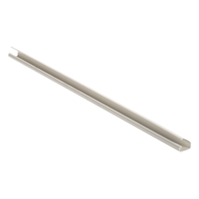 Canaleta de PVC / 26 x 15 mm / 1.83 m (6 ft) / Adhesiva Sin Herramientas / UL94V-0 / Blanco Mate