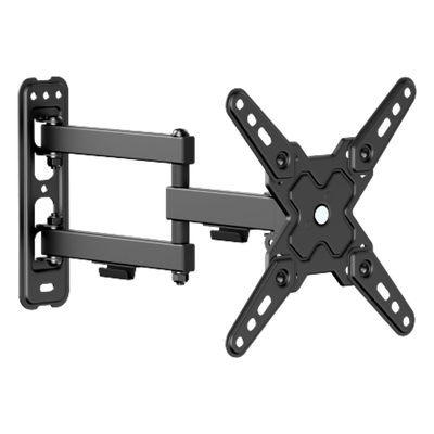 Soporte de Pared Articulado para Pantallas / VESA 75×75 a 200×200 / Hasta 43 Pulgadas / Carga 20 kg (44 lbs) / Movimiento Completo / Perfil 66 mm