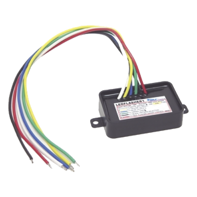 Flasheador LED / Control de 20 Cabezales / 12 Patrones Programables / IP67 / 12V DC / 3 x 2 x 1 pulgadas