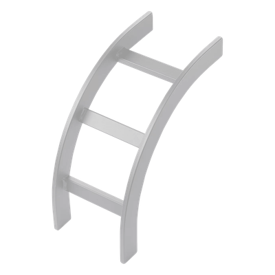 Accesorio de Escalerilla / Curva Vertical Interior / 12 in (305 mm) Ancho / Acero / Blanco