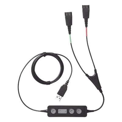 Cable de Entrenamiento USB/QD / Conexión Dual / Control de Llamadas Integrado / Tecnología SafeTone / 2.62 pies (0.8 m)