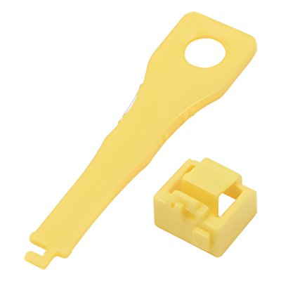 Protector de Bloqueo / Puertos RJ45 y LC / Diseño Compacto Flush / Llave Universal / Bolsa 10 Piezas
