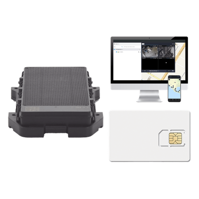 Rastreador GPS 4G / Panel Solar Integrado / IP67 / Batería 10000 mAh / Alertas de Manipulación / Instalación Magnética