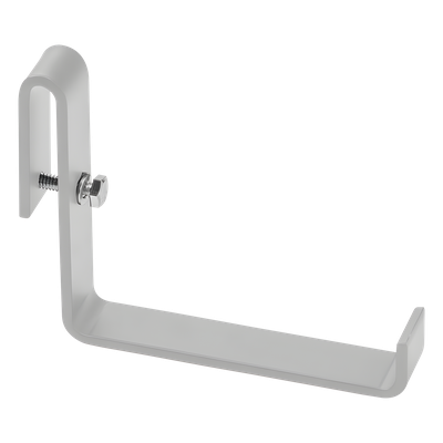 Soporte en L para Escalerilla / Separación de Cables de Alimentación / Acero Recubierto en Polvo / 0.19 in de Espesor / Color Blanco RAL 9005