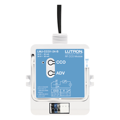 Módulo CCO de RF / Salida de Contacto Seco NO/NC / 24 V / Tipo Mantenido o Momentáneo / Alcance 9 m (29.5 ft) / Montaje Superficie o Caja de Conexiones