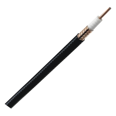 Cable Coaxial Corrugado / 1/2 Pulgada / 305 m (1000 ft) / Doble Blindaje / Cubierta UV / Ultra Baja Pérdida