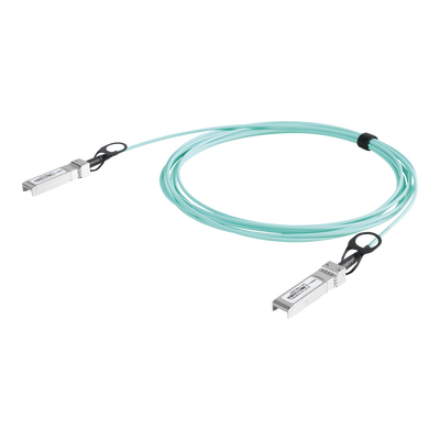 Cable AOC SFP+ / 1 y 10 Gbps / Fibra Óptica Activa / 5 m (16.4 ft) / Compatible Multimarca