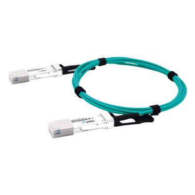 Cable AOC QSFP56 / 200 Gbps / Fibra Óptica Activa / 2 m (6.6 ft) / Plug-and-Play