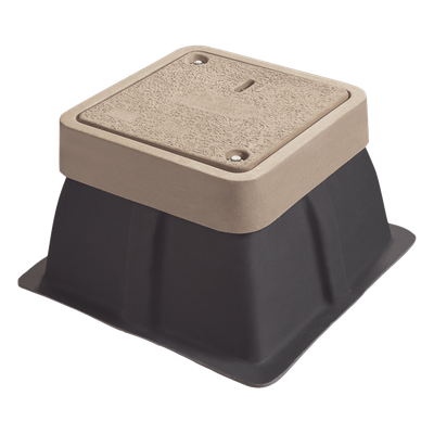 Registro para Alumbrado Público / 12x12x18 Pulgadas / Resistencia 3 Toneladas / Uso Peatonal / Concreto Polimérico y Fibra de Vidrio