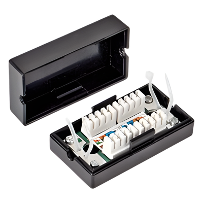 Caja de Conexión / Cat5e / IDC Krone / T568A-B / 66x36x26 mm / 2.6×1.4×1.0 in