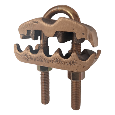 Conector mecánico / 3 cables cobre 4-2/0 AWG / Tubo o varilla 5/8-3/4 in (16-19 mm)
