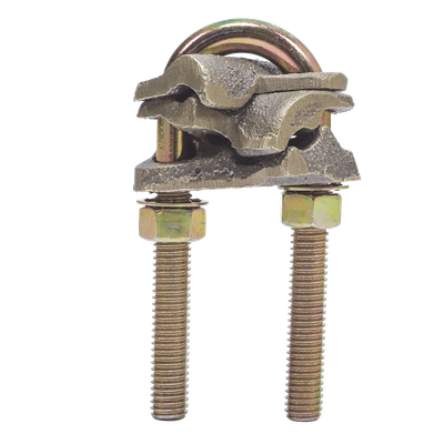 Conector Mecánico de Bronce / Unión Cruzada X / Calibre 4-2/0 AWG / Sin Soldadura / 1.18 x 2.36 x 1.77 x 1.38 pulgadas