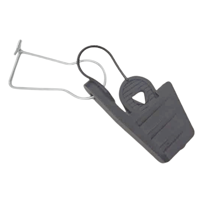 Tensor para Fibra Óptica / Drop Plana 5×2 mm / Redonda 3 mm / Tensión 500 N / Acero Inoxidable 201 / UV Resistente