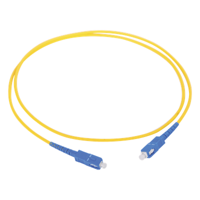 Jumper de Fibra Óptica / SC/SC Simplex / Monomodo 9/125 / 1 Metro (3.28 Pies) / ITU-T G.652.D / 1310-1550 nm