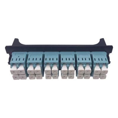Placa Acopladora / 12 Puertos LC Duplex / Fibra Multimodo / Compatible ODF-8024
