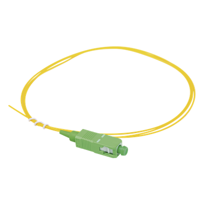 Pigtail de Fibra Óptica / SC/APC / Monomodo G.652D / Simplex / 1 m (3.28 ft) / Tight Buffer 900 µm