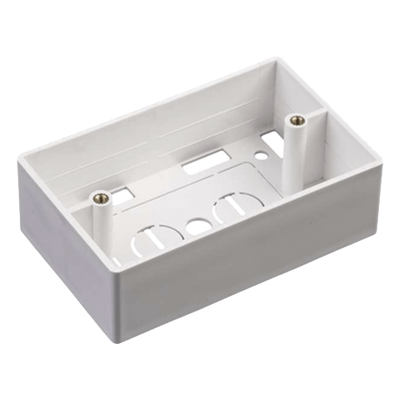 Caja de Pared Universal / 6 Puertos / 70x115x36 mm / UL 94V-0 / ANSI/TIA/EIA-568-C.2 / 0.23×0.38×0.12 ft