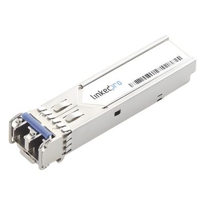 Transceptor Óptico SFP+ / 10 Gbps / Monomodo 1550 nm / Alcance 100 km (328,084 ft) / LC/UPC Dúplex / Hot-Pluggable / Rango Industrial -40 a 85°C
