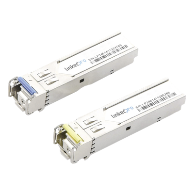 Transceptor SFP Industrial / Bidireccional 1310/1550 nm / 1.25 Gbps / Alcance 3 km (9842.5 ft) / Monomodo LC/UPC / DDM / Hot-Pluggable / -40 a 85°C