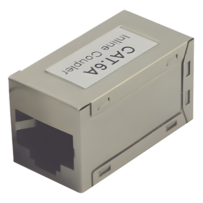 Acoplador STP / Cat6A / RJ45 Hembra a Hembra / Blindado / 2 Puertos / 10GBase-T