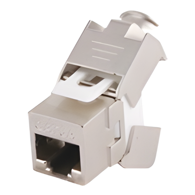 Módulo Jack Keystone / Cat5e STP / Toolless / 1 Puerto / T568A-B / -40°C a 85°C