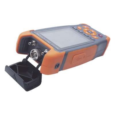 Medidor de Potencia Óptica / 3 Longitudes de Onda 1310/1490/1550nm / Rango -40 a 25dBm / VFL 10mW / Probador RJ45 hasta 300m / Pantalla 3 Pulgadas