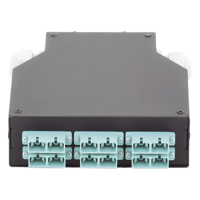 Distribuidor de Fibra Óptica / Riel DIN / 6 Acopladores SC/UPC / Multimodo / 24 Fusiones / 0.13 x 0.41 x 0.47 ft