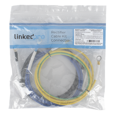 Kit de Cables de Conexión para Rectificador / 48 VDC / 1.5 m (4.9 ft) / Cobre / Modular