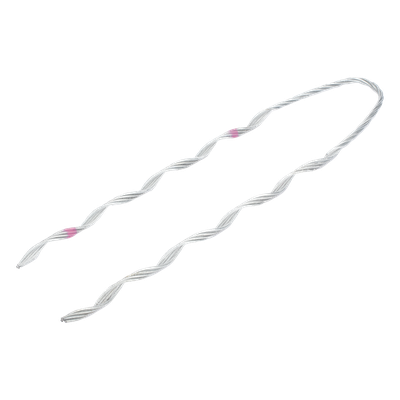 Remate Preformado para Fibra Óptica / Acero Galvanizado / Diámetro 7.5 – 8 mm / 24 Hilos / Longitud 460 mm (18.1 ft) / Ambientes Costeros