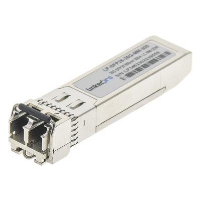 Transceptor Óptico SFP28 / 25 Gbps / Multimodo 850 nm / Alcance 300 m (984.3 ft) / LC/UPC Dúplex / DDM