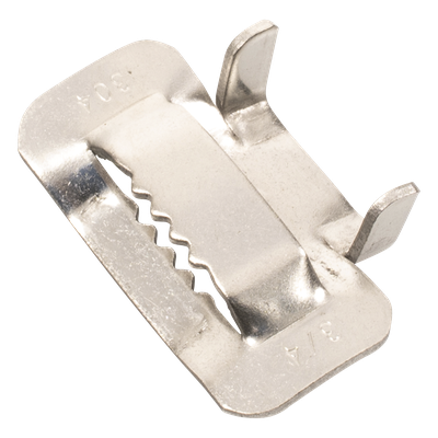 Hebilla de Acero Inoxidable / 3/4″ / 100 Piezas / Compatible ADSS / Mini-ADSS / Figura 8