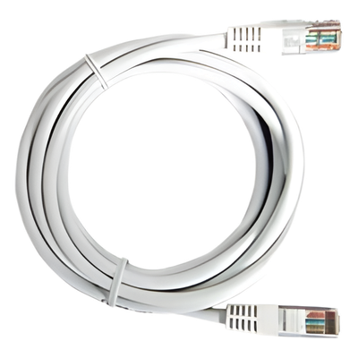 Cable de Parcheo UTP Cat5e / 0.5 Metros (1.64 Pies) / 100 Ohms / Blanco