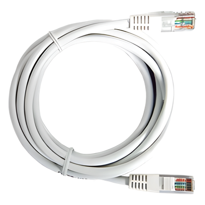 Cable de Parcheo UTP Cat5e / 3 Metros (9.84 Pies) / 100 Ohms / RJ45 / Blanco