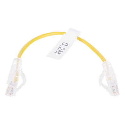 Cable de Parcheo Slim UTP / Cat6 / 20 cm (0.66 ft) / 28 AWG / 1 Gbps / RJ45
