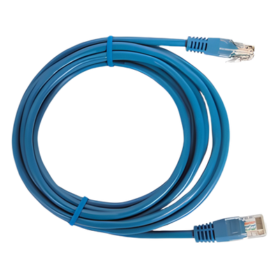 Cable de Parcheo UTP Cat6 / 0.5 m (1.64 ft) / Azul / 1 Gbps / RJ45