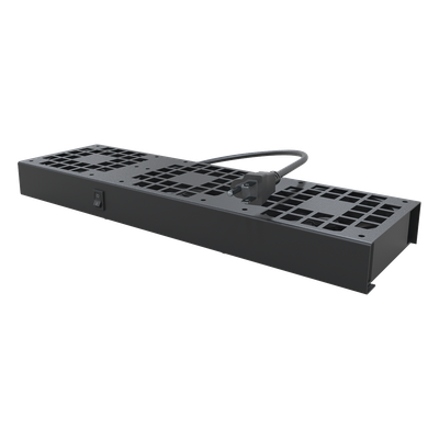 Kit de Ventiladores para Gabinete de Piso / 110 Vca / 12 x 12 cm / 1.56 ft Cable / Acero Calibre 18