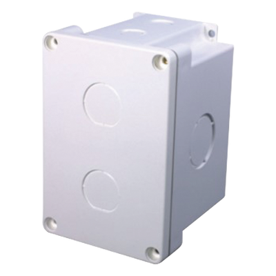 Caja Superficial a Prueba de Agua / IP67 / 2 Salidas / 120 x 80 x 79.7 mm / 4.72 x 3.15 x 3.14 in / Certificaciones RoHS y UL