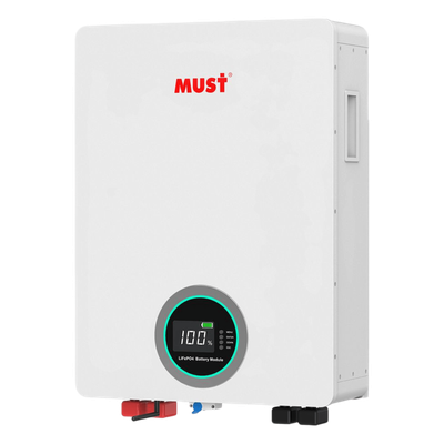 Batería de Litio Ferrofosfato / 100 Ah / 51.2 V / ≥6000 Ciclos / Comunicación CAN-RS485-WiFi / Operación -20°C a 60°C / Expansión Serie/Paralelo