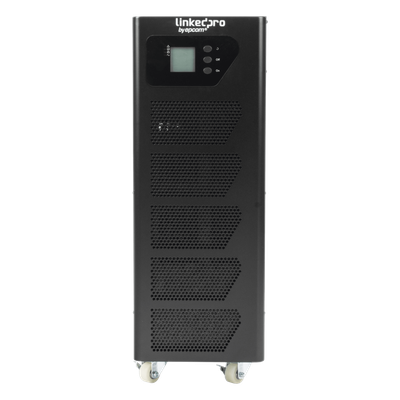 UPS Online Doble Conversión / 6000 VA / Entrada 200 – 240 Vac / Fase Dividida 120V/120V + N / Paralelismo 4 Unidades / Pantalla LCD Táctil 7″ / Sin Baterías