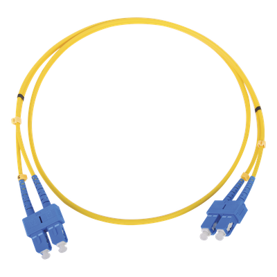 Jumper de Fibra Óptica Monomodo / SC/SC Duplex / 5 m (16.40 pies) / ITU-T G.652.D / 9/125 μm / 1310-1550 nm