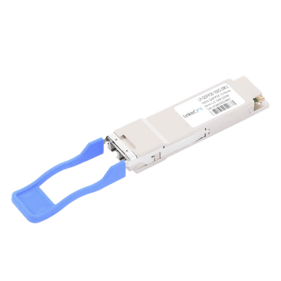 Transceptor Óptico QSFP28 / 100 Gbps / Monomodo 1310 nm / Alcance 2 km (1.24 mi) / LC/UPC Dúplex / DDM / Hot-Pluggable