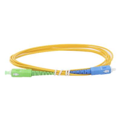 Jumper de Fibra Óptica / Monomodo OS2 G.652D / SC/APC-SC/UPC / Simplex / 2m (6.56 ft) / Forro PVC 2mm