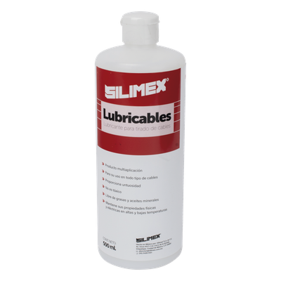 Lubricante Dieléctrico / 1/2 Litro / Fórmula No Conductora / Compatible con Cables Eléctricos, Datos y Fibra Óptica / Resistente al Agua / Estabilidad Térmica Extrema