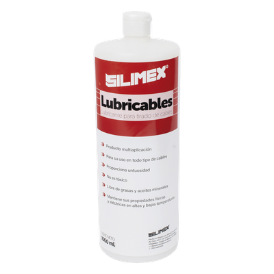 Lubricante Dieléctrico para Jalado de Cables / Compatible con Eléctricos, Datos y Fibra Óptica / Conductividad 0 S / Insoluble en Agua / 1 Litro / 0.26 gal