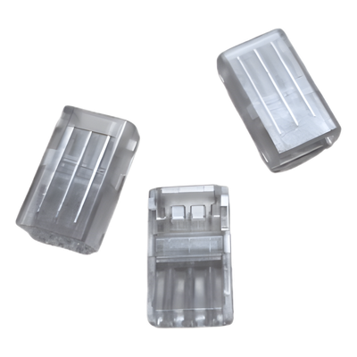 Conector Wire-to-Tape / 3 Pines / Tira LED Tunable White / Paquete de 10 / Sin Soldadura / RadioRA 3 y HomeWorks QSX